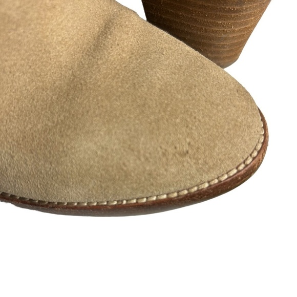 Madewell Billie Boots suede Tan size 6.5 - Picture 9 of 14